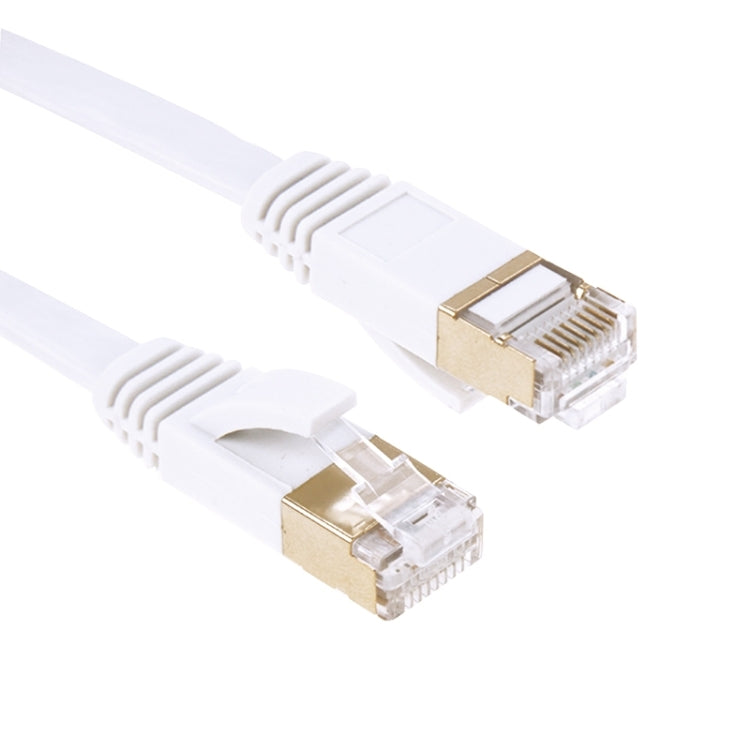 Gold Plated Head CAT7 High Speed 10Gbps Ultra-thin Flat Ethernet RJ45 Network LAN Cable (10m) - Lan Cable and Tools by PMC TechLife | Online Shopping South Africa | PMC TechLife | Buy Now Pay Later Mobicred