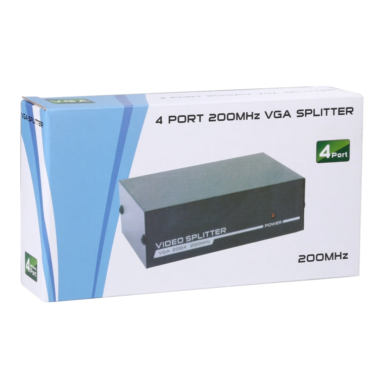 Mini 4 Ports VGA Splitter - free shipping - PMC Jewellery - Order now!