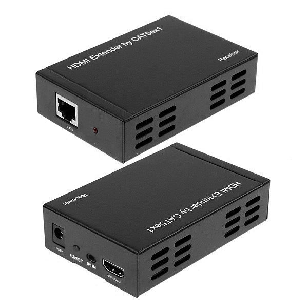 Full HD 1080P HDMI To Extender Transmitter + Receiver over One 100m CAT5E / CAT6 (TCP/IP) - Amplifier by PMC Jewellery | Online Shopping South Africa | PMC Jewellery | Buy Now Pay Later Mobicred