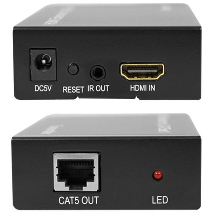 Full HD 1080P HDMI To Extender Transmitter + Receiver over One 100m CAT5E / CAT6 (TCP/IP) - Amplifier by PMC Jewellery | Online Shopping South Africa | PMC Jewellery | Buy Now Pay Later Mobicred