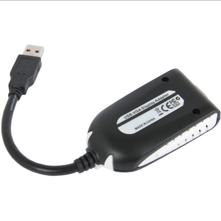 USB 3.0 to VGA Display Adapter, Resolution: 1920 x 1080(Black) - Cable by PMC Jewellery | Online Shopping South Africa | PMC Jewellery | Buy Now Pay Later Mobicred