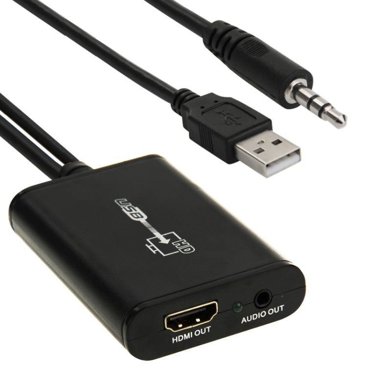 USB 2.0 to HDMI HD Video Leader Converter for HDTV, Support Full HD 1080P - Converter by PMC Jewellery | Online Shopping South Africa | PMC Jewellery | Buy Now Pay Later Mobicred