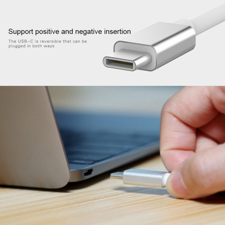 10cm USB-C / Type-C 3.1 to HDMI Adapter Cable, For Galaxy S8 & S8 + / LG G6 / Huawei P10 & P10 Plus / Xiaomi Mi6 & Max 2 and other Smartphones(Gold) - Cable & Adapters by PMC TechLife | Online Shopping South Africa | PMC TechLife | Buy Now Pay Later Mobicred