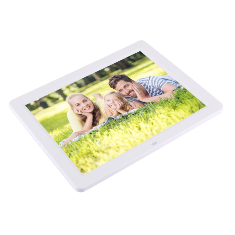 12.0 inch Digital Picture Frame with Remote Control Support SD / MMC / MS Card and USB , White (1200)(White) - 11 inch Below by PMC Jewellery | Online Shopping South Africa | PMC Jewellery | Buy Now Pay Later Mobicred