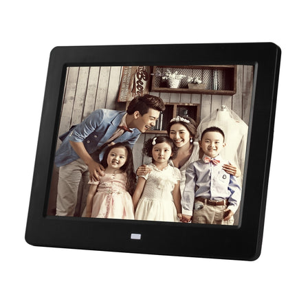 8 inch LED Display Multi-media Digital Photo Frame with Holder & Music & Movie Player, Support USB / SD Card Input(Black) - 11 inch Below by PMC Jewellery | Online Shopping South Africa | PMC Jewellery | Buy Now Pay Later Mobicred