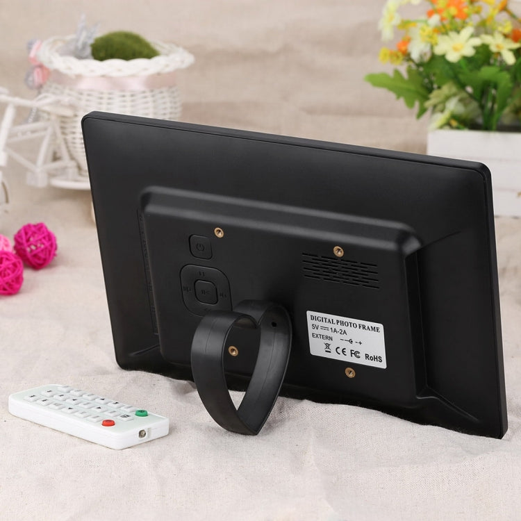 10.1 inch HD Wide Screen Digital Photo Frame with Holder & Remote Control, Allwinner E200, Alarm Clock / MP3 / MP4 / Movie Player(White) - free shipping - PMC Jewellery - Order now!