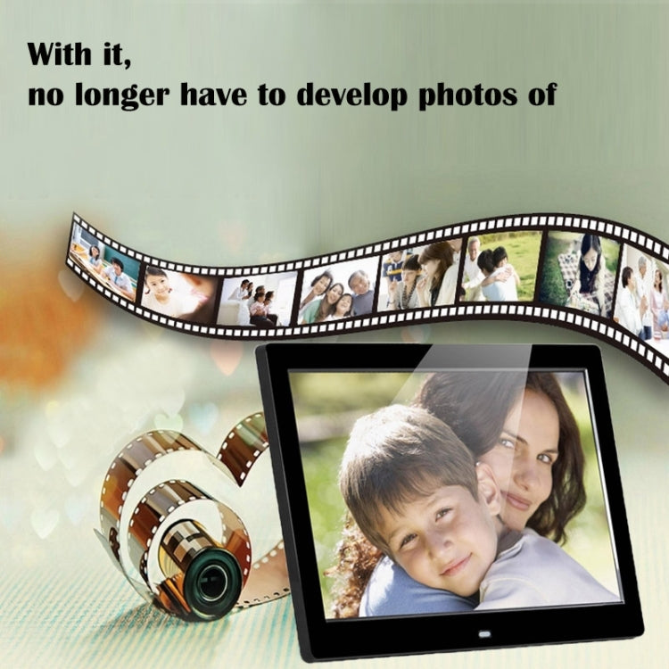 14 inch LED Display Multi-media Digital Photo Frame with Holder & Music & Movie Player, Support USB / SD / MS / MMC Card Input(White) - 11-15 inch by PMC Jewellery | Online Shopping South Africa | PMC Jewellery | Buy Now Pay Later Mobicred