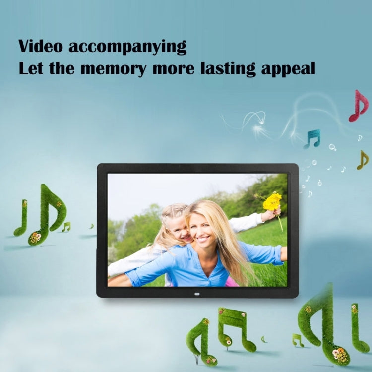 17 inch HD 1080P LED Display Multi-media Digital Photo Frame with Holder & Music & Movie Player, Support USB / SD / MS / MMC Card Input(White) - 15 inch Above by PMC TechLife | Online Shopping South Africa | PMC TechLife | Buy Now Pay Later Mobicred
