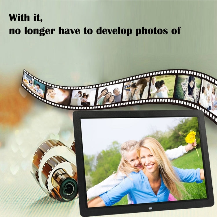 17 inch HD 1080P LED Display Multi-media Digital Photo Frame with Holder & Music & Movie Player, Support USB / SD / MS / MMC Card Input(White) - 15 inch Above by PMC TechLife | Online Shopping South Africa | PMC TechLife | Buy Now Pay Later Mobicred