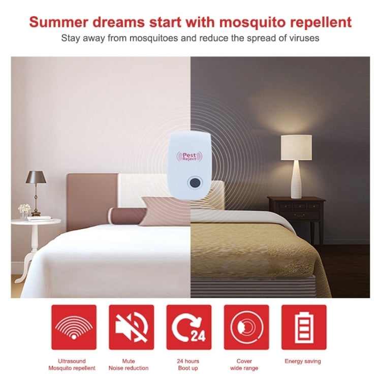 Ultrasonic Electronic Cockroach Mosquito Pest Reject Repeller, UK Plug - Repellents by PMC Jewellery | Online Shopping South Africa | PMC Jewellery | Buy Now Pay Later Mobicred