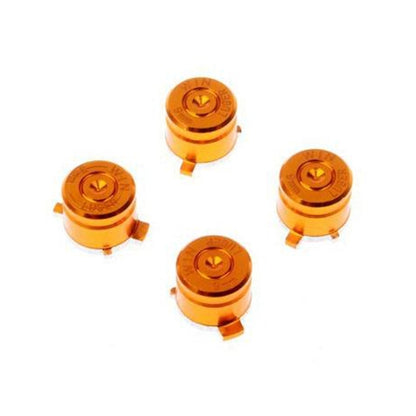 Aluminum Metal Buttons for PS4 9mm Mod Kits Bullet(Gold) - PS4 Spare Parts by PMC Jewellery | Online Shopping South Africa | PMC Jewellery | Buy Now Pay Later Mobicred