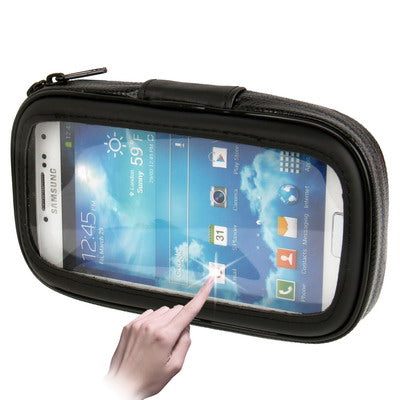 Bike Mount & Waterproof / Sand-proof / Snow-proof / Dirt-proof Tough Touch Case for 5.5 inch Phone (Black) - Holders by PMC TechLife | Online Shopping South Africa | PMC TechLife | Buy Now Pay Later Mobicred