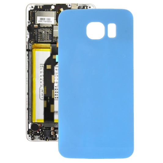 For Galaxy S6 Original Battery Back Cover (Baby Blue) - Back Cover by PMC Jewellery | Online Shopping South Africa | PMC Jewellery | Buy Now Pay Later Mobicred