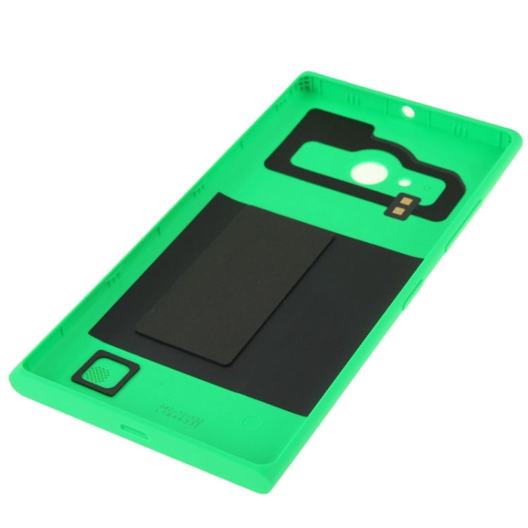 Solid Color Plastic Battery  Back Cover for Nokia Lumia 730(Green) - Back Cover by PMC Jewellery | Online Shopping South Africa | PMC Jewellery