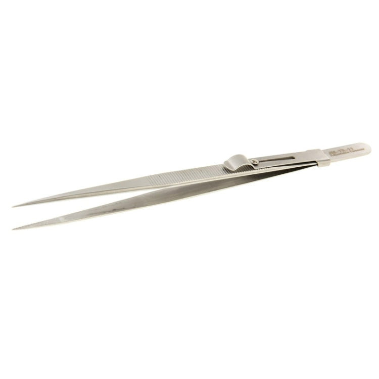 JAKEMY JM-T9-11 Adjustable Straight Tweezers(Silver) - Tweezers by JAKEMY | Online Shopping South Africa | PMC Jewellery