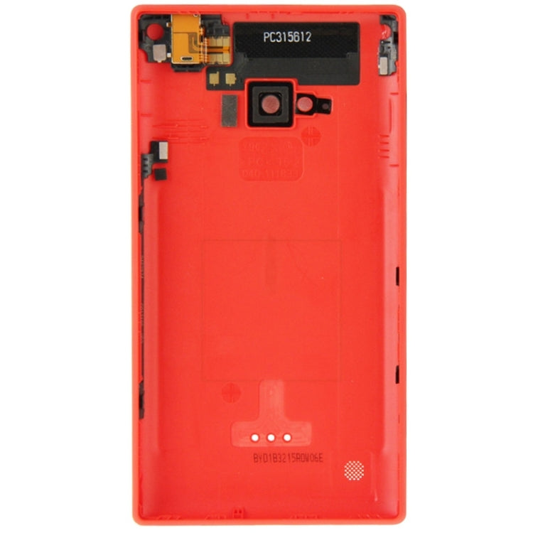 Frosted Surface Plastic Back Housing Cover for Nokia Lumia 720(Red) - Back Cover by PMC Jewellery | Online Shopping South Africa | PMC Jewellery | Buy Now Pay Later Mobicred