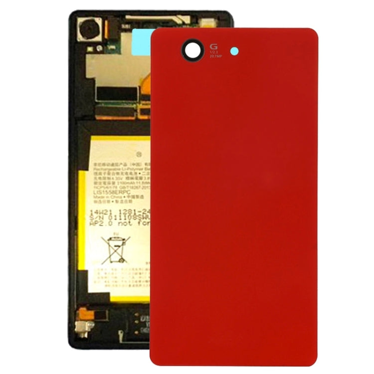 Original Battery Back Cover for Sony Xperia Z3 Compact / D5803(Red) - Back Cover by PMC Jewellery | Online Shopping South Africa | PMC Jewellery | Buy Now Pay Later Mobicred