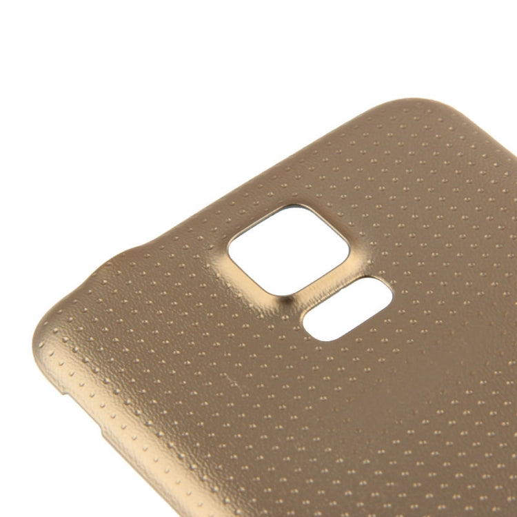 For Galaxy S5 / G900 High Quality Plastic Material  Battery Housing Door Cover with Waterproof Function (Gold) - free shipping - PMc TechLife - Order now!