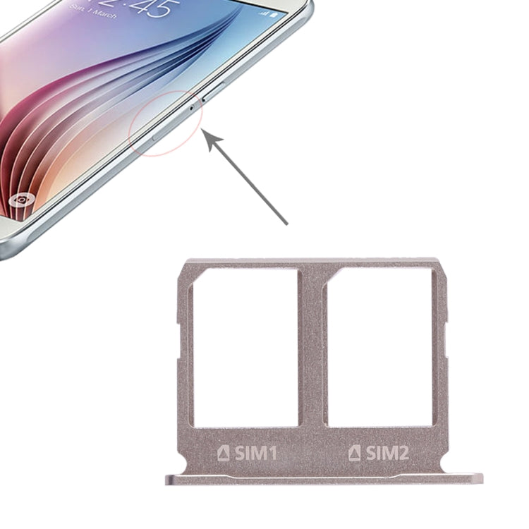 For Galaxy S6 2 SIM Card Tray (Gold) - free shipping - PMc TechLife - Order now!