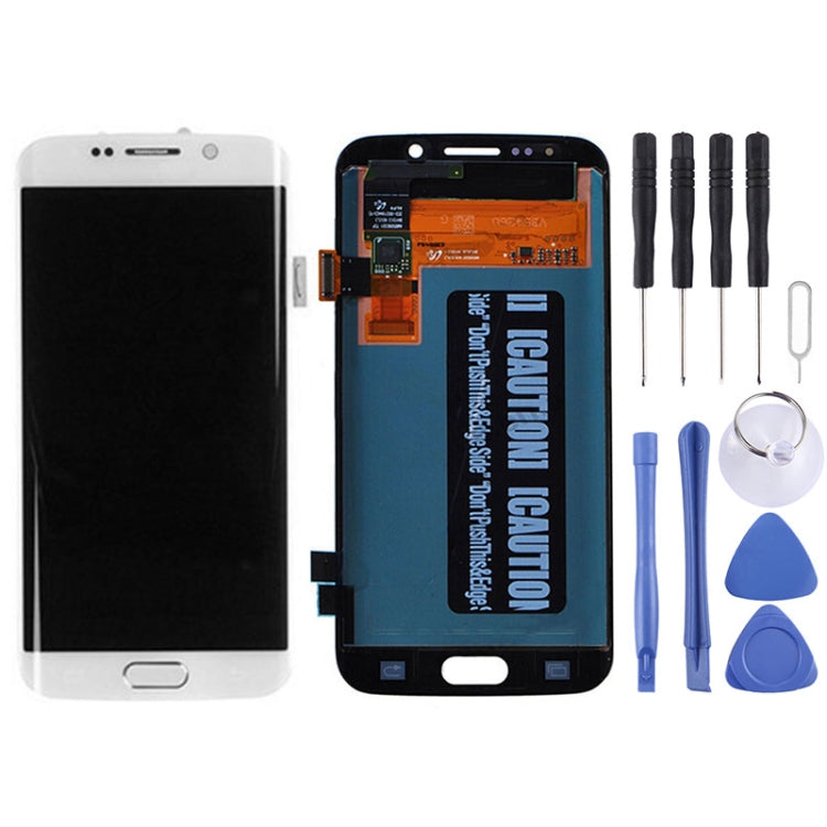 Original LCD Display + Touch Panel for Galaxy S6 Edge / G925, G925F, G925FQ, G925I, G925A, G925T, G925S, G925K, G925L, G9250(White) - free shipping - PMc TechLife - Order now!