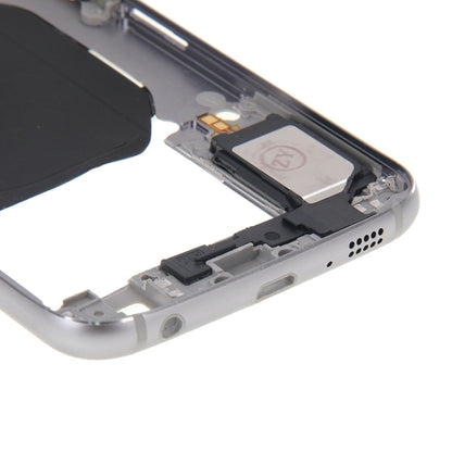 For Galaxy S6 / G920F Back Plate Housing Camera Lens Panel  with Side Keys and Speaker Ringer Buzzer (Grey) - Frame Bezel Plate by PMC Jewellery | Online Shopping South Africa | PMC Jewellery | Buy Now Pay Later Mobicred