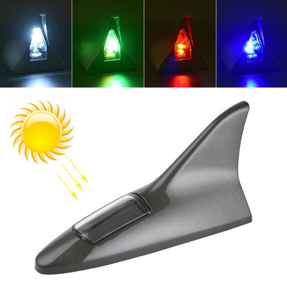 Solar Shark Fin High-positioned Alarm Light(Grey) - Warning Lights by PMC Jewellery | Online Shopping South Africa | PMC Jewellery | Buy Now Pay Later Mobicred