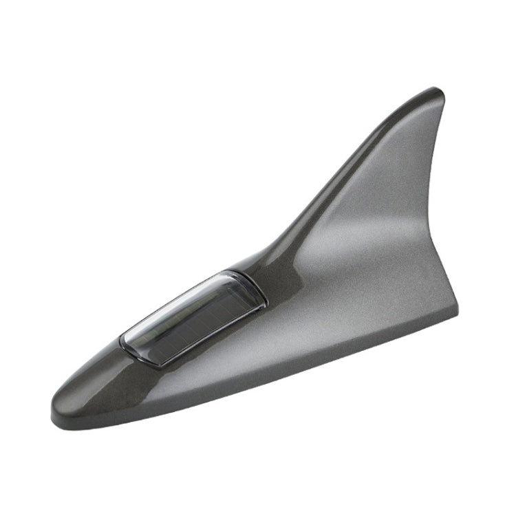 Solar Shark Fin High-positioned Alarm Light(Grey) - Warning Lights by PMC Jewellery | Online Shopping South Africa | PMC Jewellery | Buy Now Pay Later Mobicred