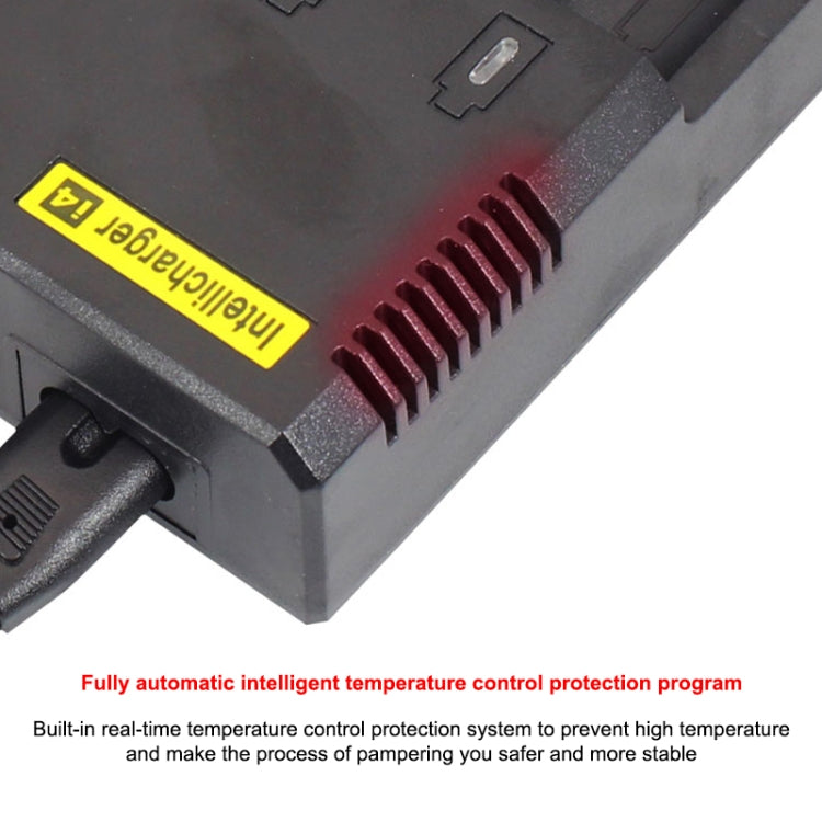 Universal Lithium Battery Charger for 26650 / 22650 / 18650 / 17670 / 18490 / 17500 / 17335 / 16340 / 14500 / 10440 (100V - 240V)(Black) - Charger & Converter by PMC TechLife | Online Shopping South Africa | PMC TechLife | Buy Now Pay Later Mobicred