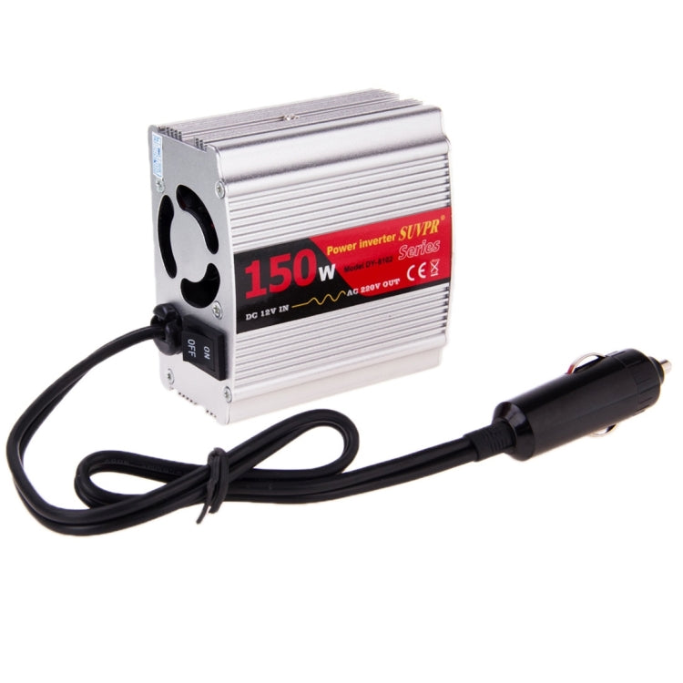 SUVPR DY-8102 150W DC 12V to AC 220V Car Power Inverter with 500mA USB Port & Universal Power Socket - Others by SUVPR | Online Shopping South Africa | PMC Jewellery | Buy Now Pay Later Mobicred