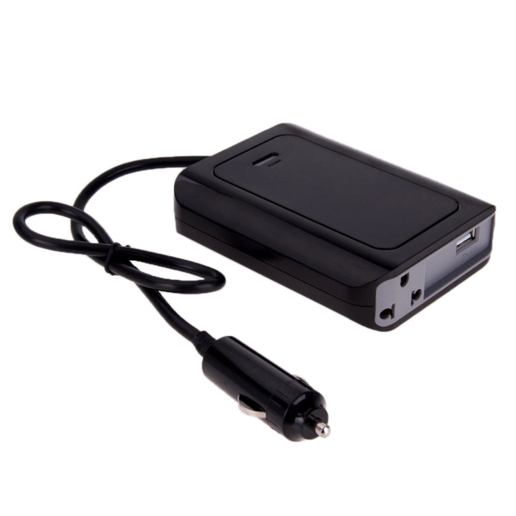 DY-200N, 200W DC 12V to AC Car Power Inverter with 500mA USB Port & EU / US Power Socket(Black) - Others by PMC TechLife | Online Shopping South Africa | PMC TechLife | Buy Now Pay Later Mobicred
