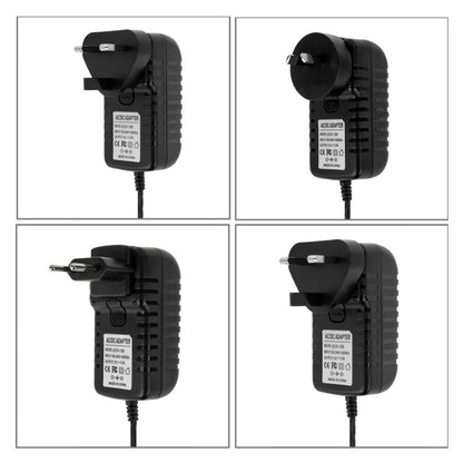 4 in 1 EU Plug + US Plug + UK Plug + AU Plug AC 100-240V to DC 12V 3A Power Adapter, Tips: 5.5 x 2.1mm, Cable Length: about 1.2m(Black) - AC Adapers by PMC Jewellery | Online Shopping South Africa | PMC Jewellery | Buy Now Pay Later Mobicred