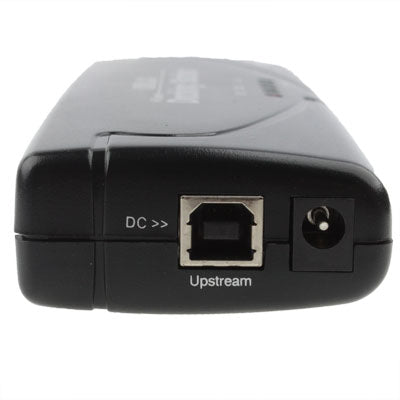 Hi-speed USB 2.0 Docking Station with 8 Ports (2xUSB 2.0 + PS2 Mouse + PS2 Keyboard + RS232 + DB25 + LAN + Upstream),Black(Black) - USB 2.0 HUB by PMC Jewellery | Online Shopping South Africa | PMC Jewellery | Buy Now Pay Later Mobicred