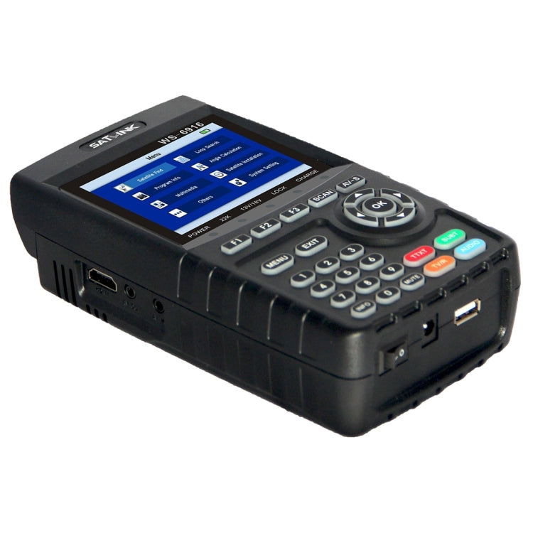 SATLINK WS6916 Digital Satellite Signal Finder Meter, 3.5 inch TFT LCD Screen, Support DVB-S / S2, MPEG-2 / MPEG-4(US Plug) - Satellite Finder by PMC TechLife | Online Shopping South Africa | PMC TechLife | Buy Now Pay Later Mobicred