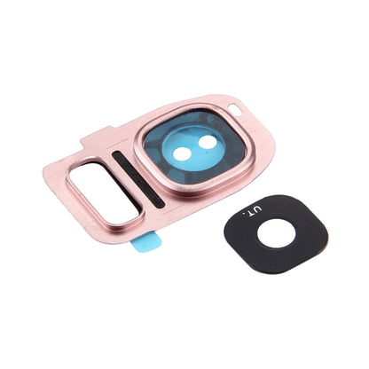 For Galaxy S7 / G930 10pcs Rear Camera Lens Cover + Flashlight Bracker (Rose Gold) - Camera by PMC Jewellery | Online Shopping South Africa | PMC Jewellery | Buy Now Pay Later Mobicred