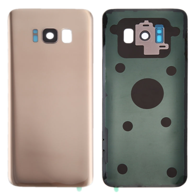 For Galaxy S8+ / G955 Battery Back Cover with Camera Lens Cover & Adhesive (Gold) - free shipping - PMc TechLife - Order now!