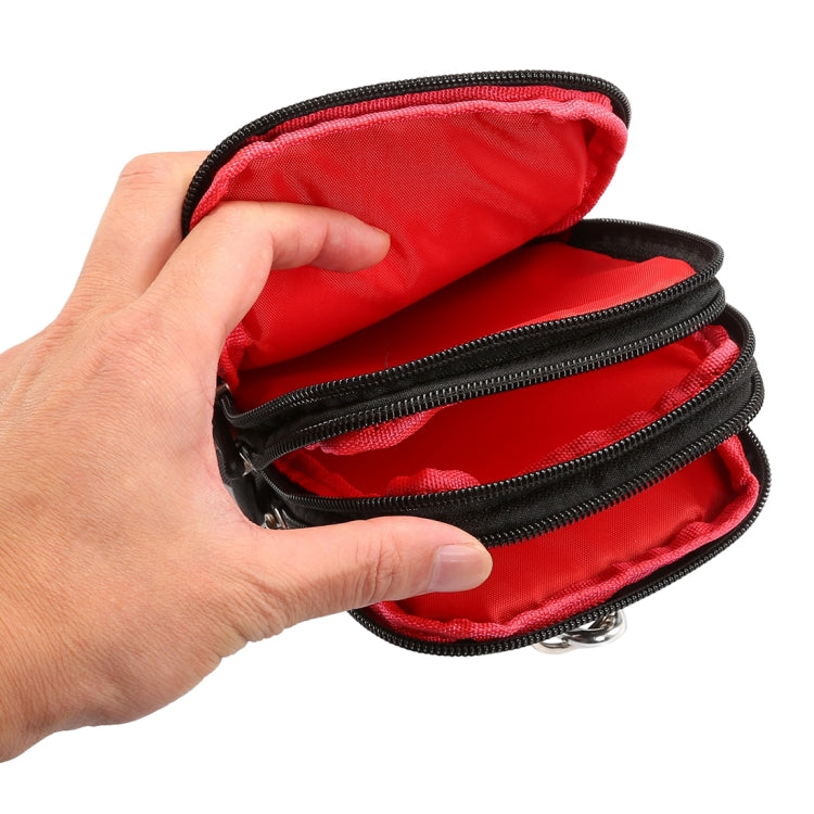 7 inch and Below Universal Polyester Men Vertical Style Case Waist Bag with Belt Hole & Climbing Buckle, For iPhone, Samsung, Sony, Huawei, Meizu, Lenovo, ASUS, Oneplus, Xiaomi, Cubot, Ulefone, Letv, DOOGEE, Vkworld, and other (Black) - More iPhone Cases by PMC TechLife | Online Shopping South Africa | PMC TechLife | Buy Now Pay Later Mobicred