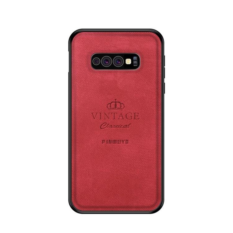 PINWUYO Shockproof Waterproof Full Coverage PC + TPU + Skin Protective Case for Galaxy S10e(Red) - Galaxy Phone Cases by PINWUYO | Online Shopping South Africa | PMC Jewellery | Buy Now Pay Later Mobicred