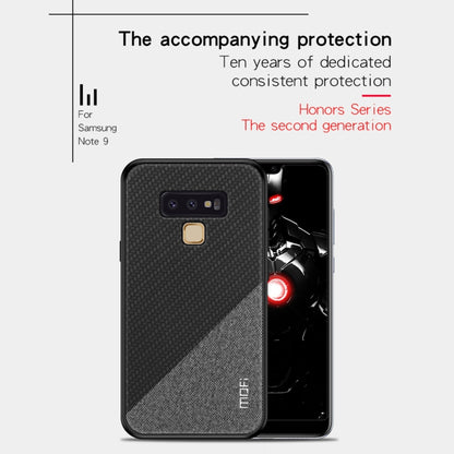 MOFI Honors Series Full Coverage TPU + PC + Cloth Pasted Case for Galaxy Note 9(Blue) - Galaxy Phone Cases by MOFI | Online Shopping South Africa | PMC Jewellery