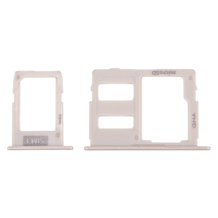 For Galaxy J3 (2017) Single SIM / J330 & J5 (2017) Single SIM / J530 & J7 (2017) Single SIM / J730 SIM Card Tray + Micro SD Card Tray (Gold) - free shipping - PMc TechLife - Order now!