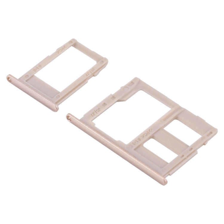 For Galaxy J3 (2017) Single SIM / J330 & J5 (2017) Single SIM / J530 & J7 (2017) Single SIM / J730 SIM Card Tray + Micro SD Card Tray (Gold) - free shipping - PMc TechLife - Order now!