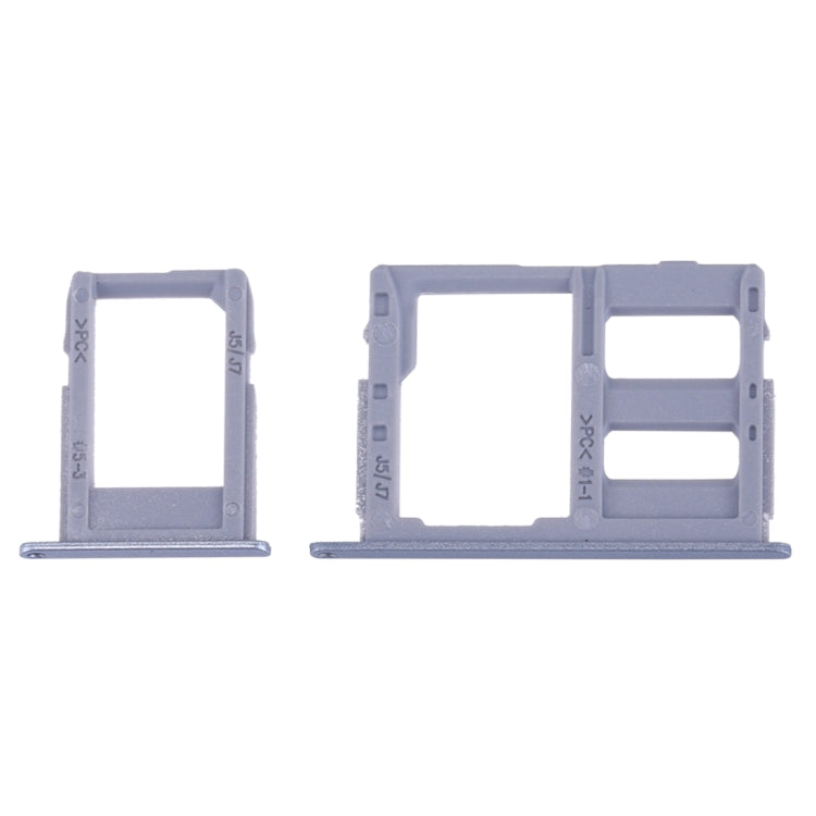 For Galaxy J3 (2017) Single SIM / J330 & J5 (2017) Single SIM / J530 & J7 (2017) Single SIM / J730 SIM Card Tray + Micro SD Card Tray (Blue) - free shipping - PMc TechLife - Order now!