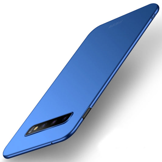 MOFI Frosted PC Ultra-thin Full Coverage Case for Galaxy S10(Blue) - Galaxy Phone Cases by MOFI | Online Shopping South Africa | PMC Jewellery