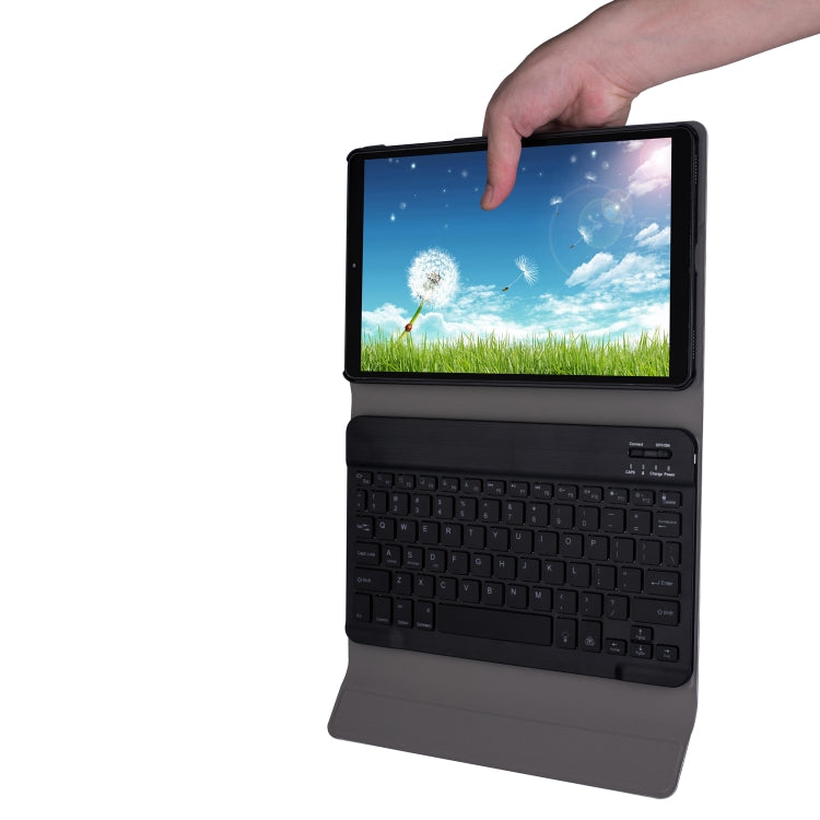DY510D Colorful Lighting Detachable Plastic Bluetooth Keyboard Tablet Case for Samsung Galaxy Tab A 10.1 (2019) T510 / T511, with Holder (Black) - free shipping - PMC TechLife - Order now!