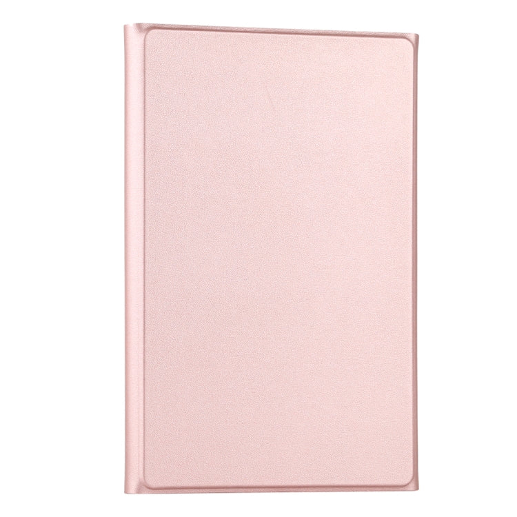 Ultra-thin Detachable Magnetic Bluetooth Keyboard Leather Tablet Case for Galaxy Tab A 8.0 2019 P200 / P205, with Holder(Rose Gold) - Samsung Keyboard by PMC TechLife | Online Shopping South Africa | PMC TechLife