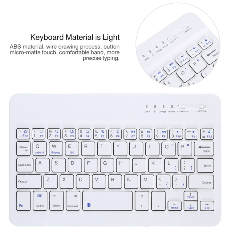 Ultra-thin Detachable Magnetic Bluetooth Keyboard Leather Tablet Case for Galaxy Tab A 8.0 2019 P200 / P205, with Holder(Rose Gold) - Samsung Keyboard by PMC TechLife | Online Shopping South Africa | PMC TechLife