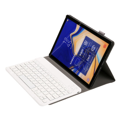 ST830S Bluetooth 3.0 Fine Wool Texture PU Leather ABS Detachable Seven-color Backlight Bluetooth Keyboard Leather Tablet Case for Samsung Galaxy Tab S4 10.5 inch T830 / T835, with Pen Slot & Holder (Gold) - Samsung Keyboard by PMC Jewellery | Online Shopping South Africa | PMC Jewellery