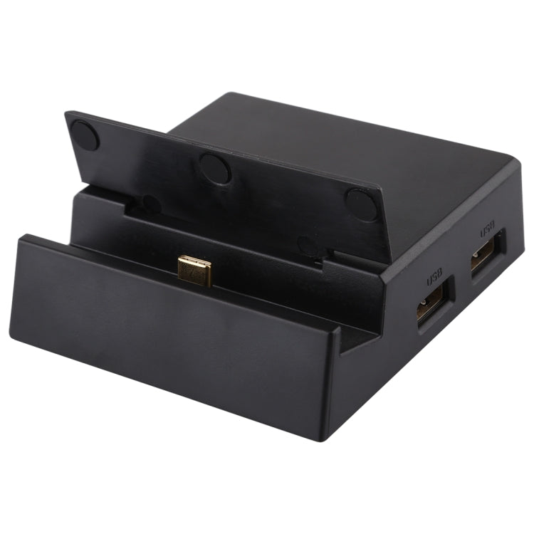 V105 USB-C / Type-C to USB 2.0 x 3 + USB-C / Type-C + HDMI + Audio Port + SD / TF Card Reader Multi-function Phone Stand HUB Docking Station - USB HUB by PMC Jewellery | Online Shopping South Africa | PMC Jewellery | Buy Now Pay Later Mobicred