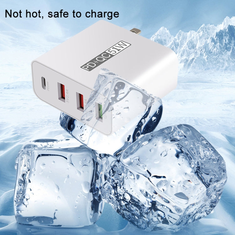 WLX-A6 4 Ports Quick Charging USB Travel Charger Power Adapter, UK Plug - USB Charger by PMC Jewellery | Online Shopping South Africa | PMC Jewellery | Buy Now Pay Later Mobicred