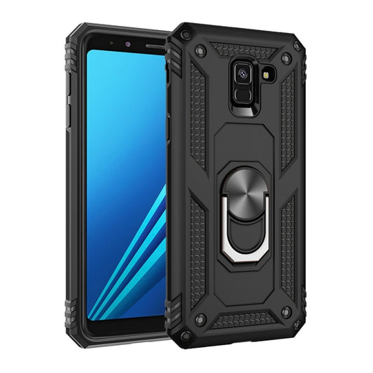 Armor Shockproof TPU + PC Protective Case for Galaxy A8 (2018), with 360 Degree Rotation Holder (Black) - Galaxy Phone Cases by PMC Jewellery | Online Shopping South Africa | PMC Jewellery