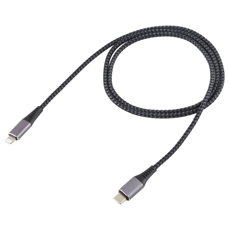 1m USB-C / Type-C to 8 Pin Nylon Braided Data Sync Fast Charging Cable - MFI Cable by PMC Jewellery | Online Shopping South Africa | PMC Jewellery | Buy Now Pay Later Mobicred